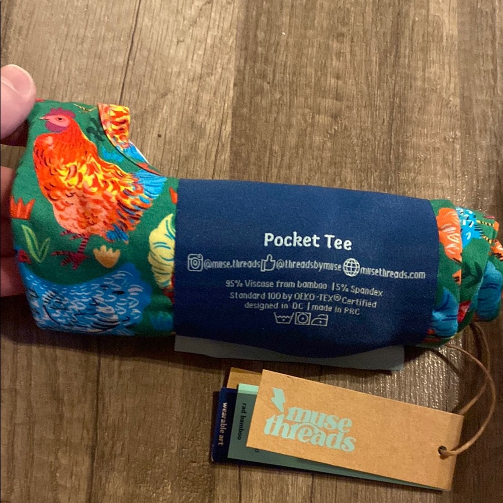 Muse Threads Colorful Pocket Tee